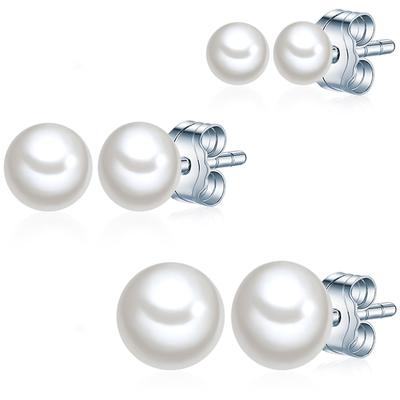 Valero Pearls - Schmuck-Set 925er Silber Ohrringe Damen