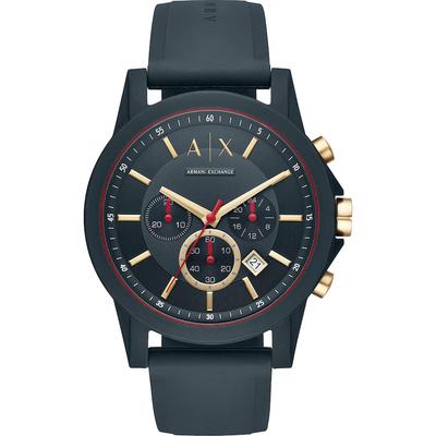 Armani Exchange - Chronograph Kautschuk Herrenuhren 1 ct Herren (154.09 € / 1 ct)