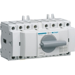Hager Lastschalter, 4p, 40A, Umschalter, IP20, geeignet für Verteilereinbau, langer Drehgriff Image