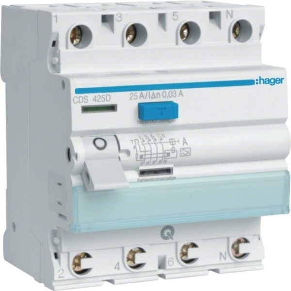 Hager FI-Schutzschalter CDS425D Image
