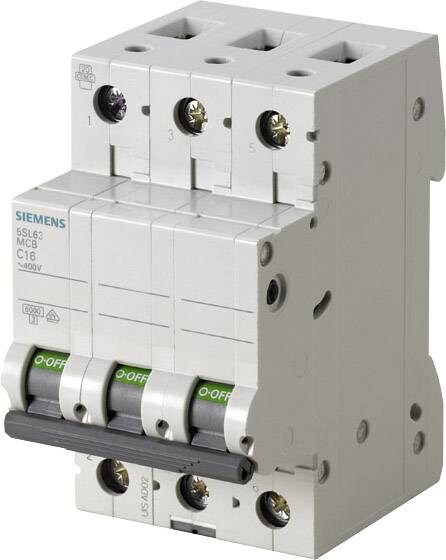 Siemens 5SL63256 Leitungsschutzschalter 3polig 25 A 400 V Image