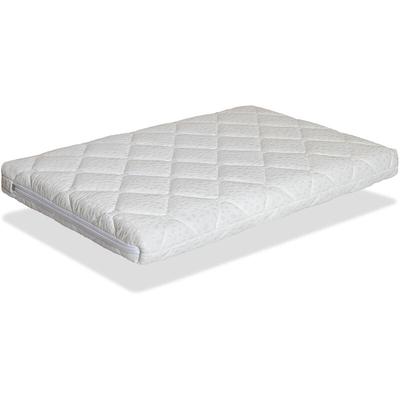Xaluca - Babymatratze 90x40 caramel Höhe 7 cm - Perforierter Schaumstoffkern. Atmungsaktiv Image