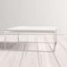 Wade Logan® Adilson Coffee Table Wood/Metal in White | 15 H x 36 W x 36 D in | Wayfair 7D6350701DBE4191857EF5B577E3E828