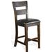 August Grove® Gridley 30" Bar Stool Wood/Upholstered/Leather in Brown | 47 H x 20 W x 20 D in | Wayfair D6D43512B32849CB97926056F210E84E