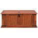 The Twillery Co.® Lewes Storage Chest Box Truck Wooden Storage Side Cabinet Solid Wood Acacia Solid Wood + Manufactured Wood in Brown | Wayfair