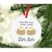 The Holiday Aisle® Funny Food Pun Dim Sum Ball Ornament Wood in Black/Brown/White | 3.5 H x 3.5 W x 3.5 D in | Wayfair