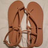 American Eagle Outfitters Shoes | American Eagles Woman Sandals | Color: Tan | Size: 7
