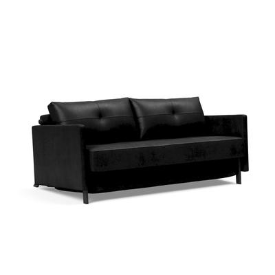 Innovation »Cubed 02« Klappsofa mit Armlehnen 154 cm / Bezug 565 Twist Granite Image