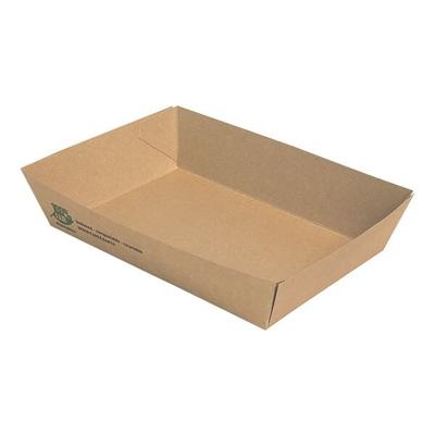 Papstar Snackschalen »pure 100% fair«, 80 Stück braun, 16x4x11 cm