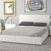 Wade Logan® Mchenry Platform Bed Wood in White | 40 H x 78.9 W in | Wayfair 79D2AF6571584D57AD0652A34326F10E