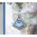 Sunset Vista Designs Co. 2 Piece Angel Hanging Figurine Ornament Set Metal in Blue/Gray | 10.25 H x 5.5 W x 0.75 D in | Wayfair 13931