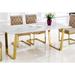 Willa Arlo™ Interiors Pate Dining Table Metal in Gray/White/Yellow | 30 H x 78 W x 39 D in | Wayfair BDBDD114106A43BDADDBB32B9CAEEC67