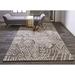 Gray 120 x 0.48 in Area Rug - Steelside™ Amirah Geometric Wool/Viscose/Cotton Taupe/Area Rug Wool | 120 W x 0.48 D in | Wayfair