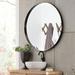 AllModern Lansing Accent Mirror Wood in Black | 36 H x 36 W x 2 D in | Wayfair 12D9F5403F034B0089A33BC598C691F6