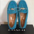 Coach Shoes | Coach Crosby Driver Flat Shoes | Color: Blue | Size: 5.5