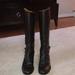 Gucci Shoes | Gucci Fab! Dark Brown Horse Bit Riding Boots! 9 | Color: Brown/Gold | Size: 9
