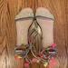 Lilly Pulitzer Shoes | Lilly Pulitzer Willa Sandal Size 6 | Color: Gold/Tan | Size: 6