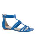 J. Crew Shoes | J. Crew Back Zip In Majestic Blue Sandals | Color: Blue | Size: 7