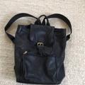 Coach Bags | Coach Vintage Black Leather Backpack! Comes With Coach Dust Bag! | Color: Black | Size: Os