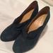 Nine West Shoes | 4 For $20nine West Blue Suede Shoe Platform Heels | Color: Blue | Size: 7