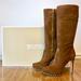 Michael Kors Shoes | Michael Kors | Ailee Tall Boot Leather Size 7, | Color: Tan | Size: 7