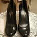 Jessica Simpson Shoes | Jessica Simpson Calle Heel Black Patent Pumps | Color: Black | Size: 9.5