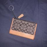 Coach Bags | Coach Key Ring Wallet | Color: Brown/Tan | Size: Os
