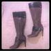Nine West Shoes | Nine West Tubbs Over The Knee Boots Stiletto | Color: Black/Brown | Size: 7
