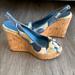 Coach Shoes | Coach Wedges | Color: Blue | Size: 6