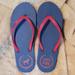 Pink Victoria's Secret Shoes | New Victoria's Secret Pink Summer Flip Flops-7/7.5 | Color: Blue/Pink | Size: M/7/7.5