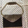 J. Crew Bags | J. Crew Sparkle Shoulder Bag/Clutch | Color: Black/Silver | Size: Os