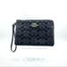 Coach Bags | Coach Black Patent Signature Wristlet Nwot | Color: Black | Size: 4 X 6