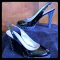 Jessica Simpson Shoes | Jessica Simpson Amanda Black Open Toe Slingback | Color: Black | Size: 10