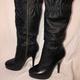 Michael Kors Shoes | Michael Kors Women's 7.0 M Black Leather Knee High | Color: Black | Size: 7