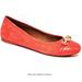 Coach Shoes | Coach Red Ballet Shoes | Color: Red | Size: 7.5