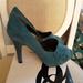 Nine West Shoes | Nine West Blue Suede Open Toe Heels | Color: Blue | Size: 8