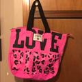 Pink Victoria's Secret Bags | Hot Pink (Pink) Victoria Secret Tote | Color: Pink | Size: Os
