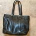 Coach Bags | Coach Leather Tote Handbag Black | Color: Black | Size: Os