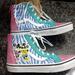 Vans Shoes | Disney+Vans 90th Anniversary Sk8 Hi Tops Sz 2.5 | Color: Blue/Pink | Size: 2.5g