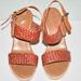 Michael Kors Shoes | Gently Worn Michael Kors Leather Basketweave Wedge | Color: Brown/Tan | Size: 8