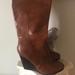 Coach Shoes | Coach Della Calf Leather Knee-High Wedge Boots | Color: Brown | Size: 8
