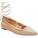 Michael Kors Shoes | New Michael Kors Tabby Nude Leather Ballet Flats | Color: Red | Size: Various
