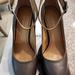 Nine West Shoes | Nine West Cavewoman Grey Heels Sz 9 | Color: Gray | Size: 9
