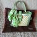 Coach Bags | Coach Hand Bag | Color: Cream/Green | Size: S