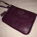 Coach Bags | Coach Dark Purple Wristlet | Color: Purple | Size: Wristlet