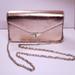 Michael Kors Bags | Evening Clutch With Detachable Crossbody Chain | Color: Gold/Pink | Size: 8.75 In X 5 In X 2.5 In