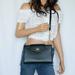 Michael Kors Bags | Michael Kors Mott L Clutch Xbody Leather Bag Black | Color: Black | Size: Os