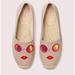 Kate Spade Shoes | Kate Spade New York "Grenada Glasses" Espadrilles | Color: Cream/Red | Size: 7.5