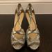 Kate Spade Shoes | Euc Kate Spade Metallic Silver Sandals | Color: Silver | Size: 7
