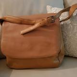 Giani Bernini Bags | Giani Bernini Crossbody Leather Bag | Color: Cream/Tan | Size: Os